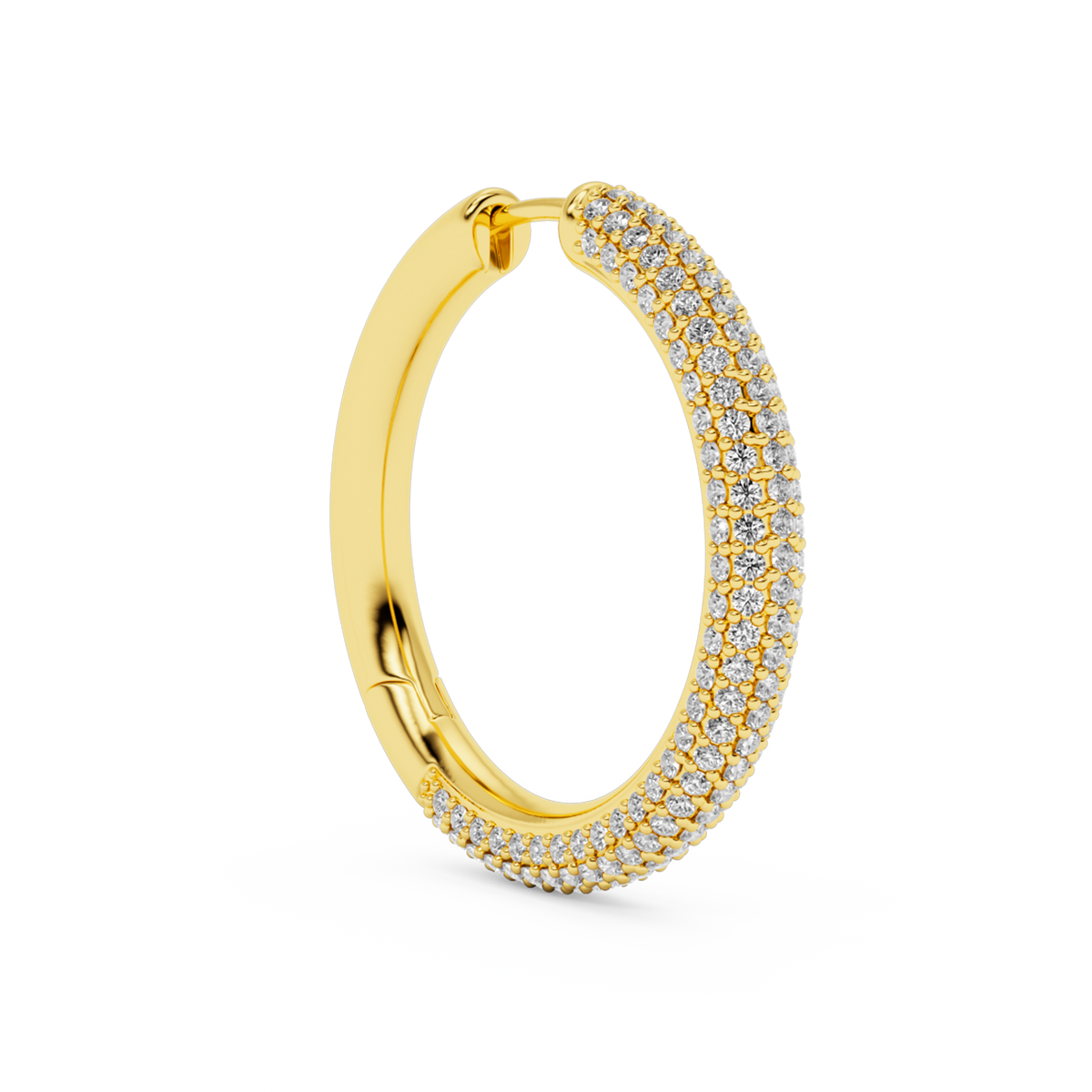 KOS DIAMOND EARRING L 30MM