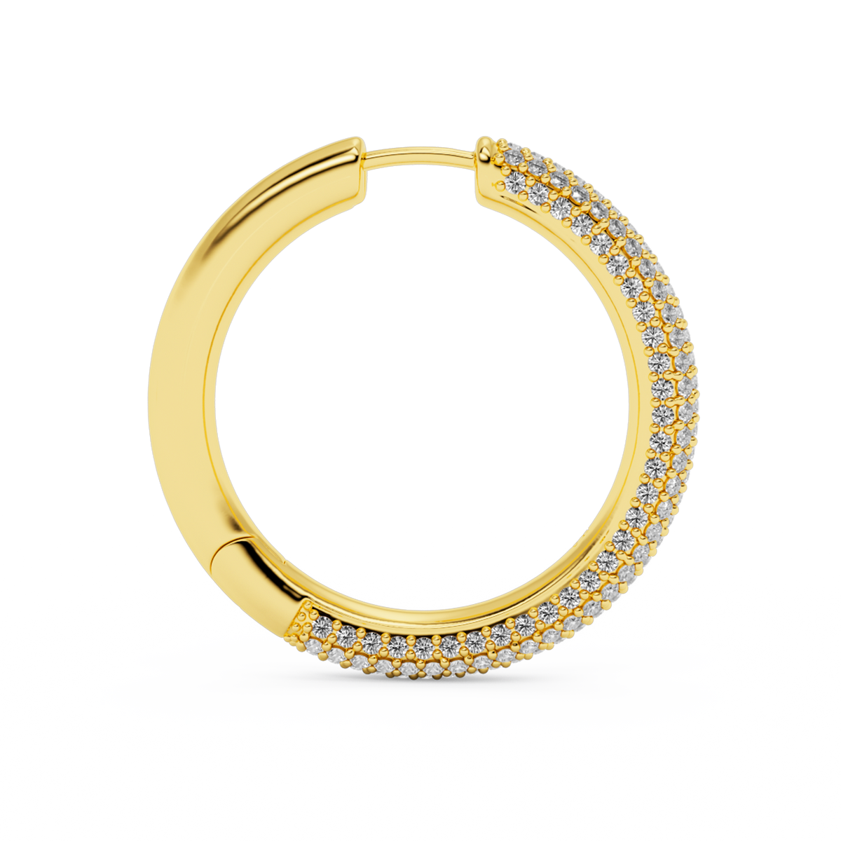 KOS DIAMOND EARRING L 30MM