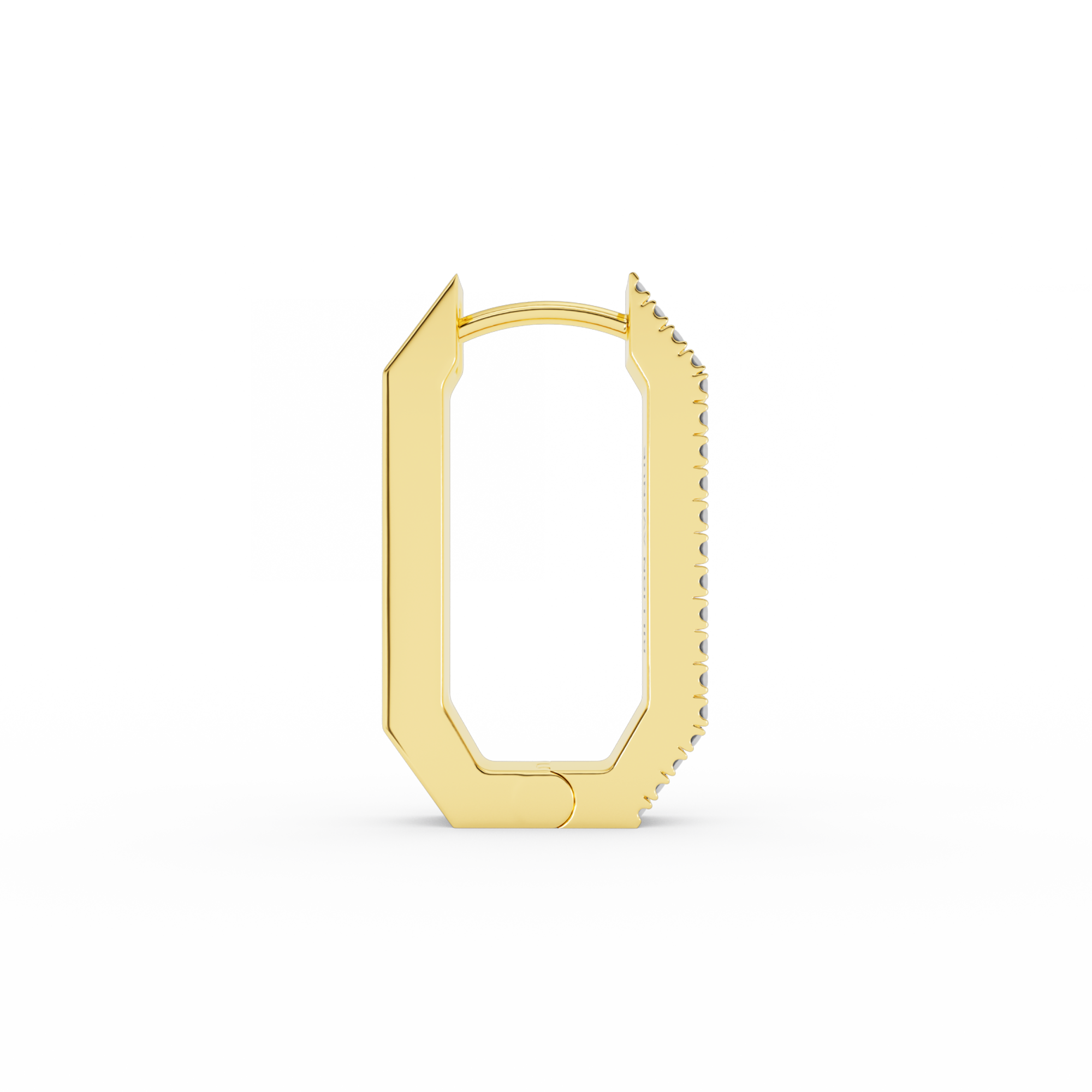 PENDIENTE CORTO OCTA MAX CON DIAMANTES