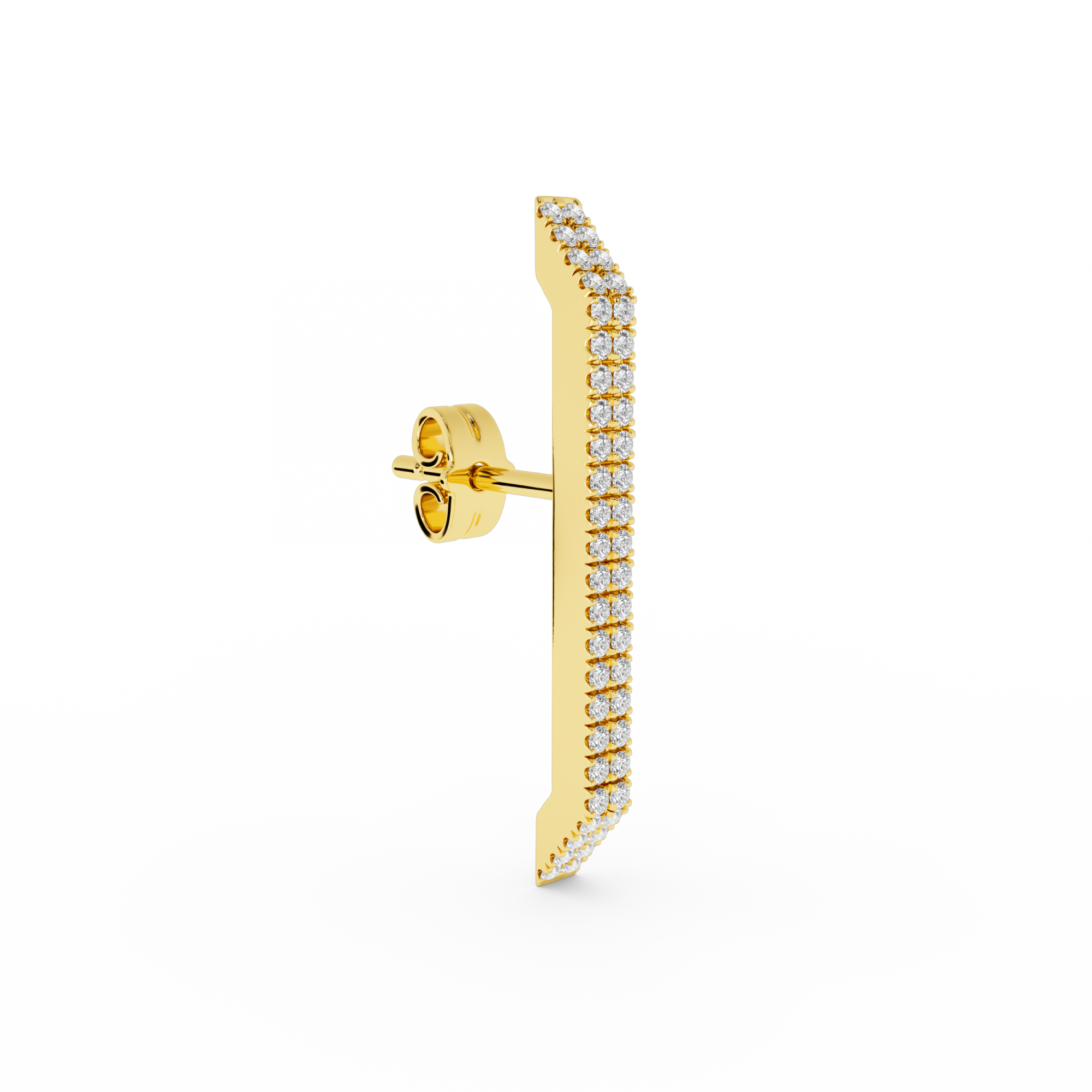 ODETTE LUNETTES X BA OCTA DIAMOND EARSTUD