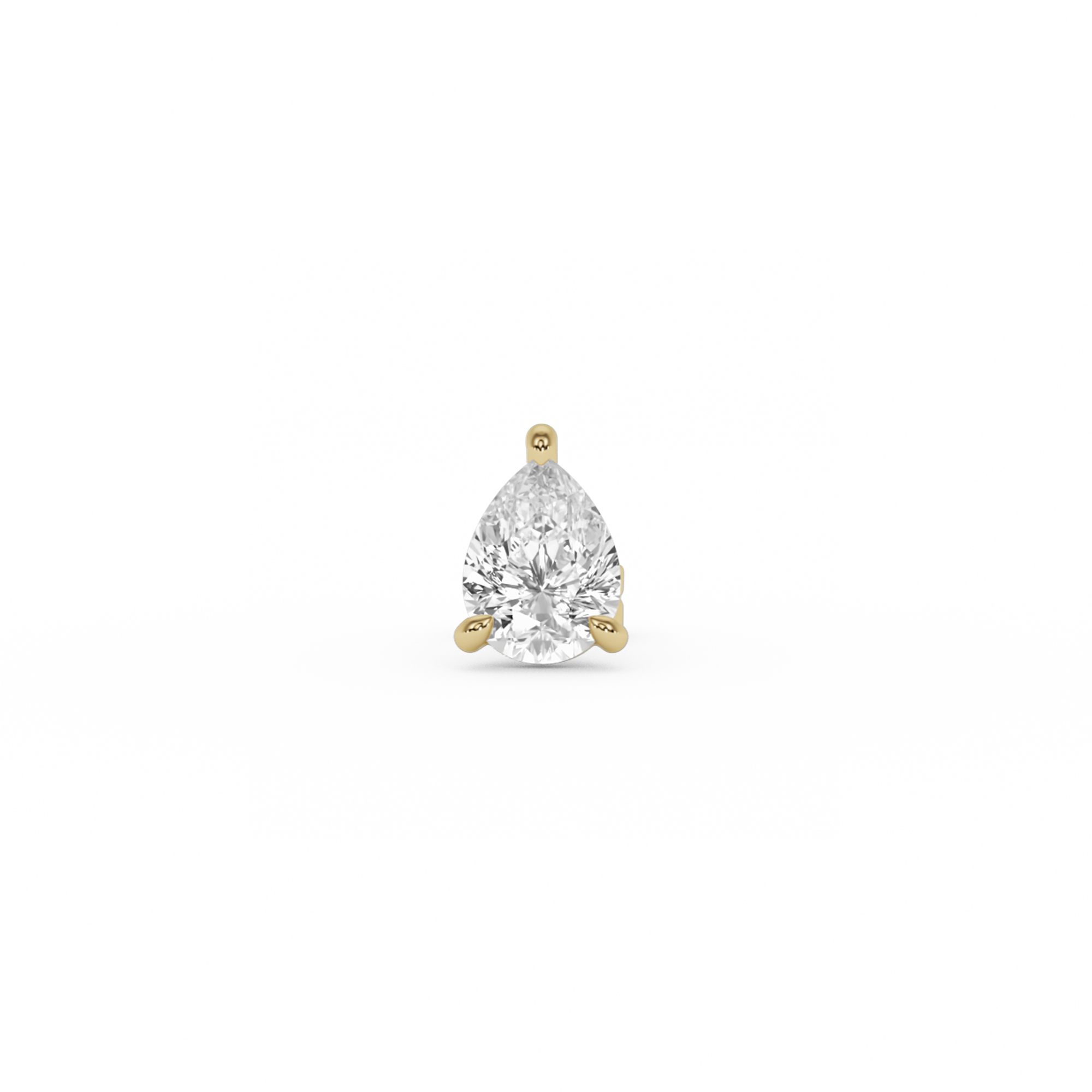 PEAR DIAMOND EARSTUD