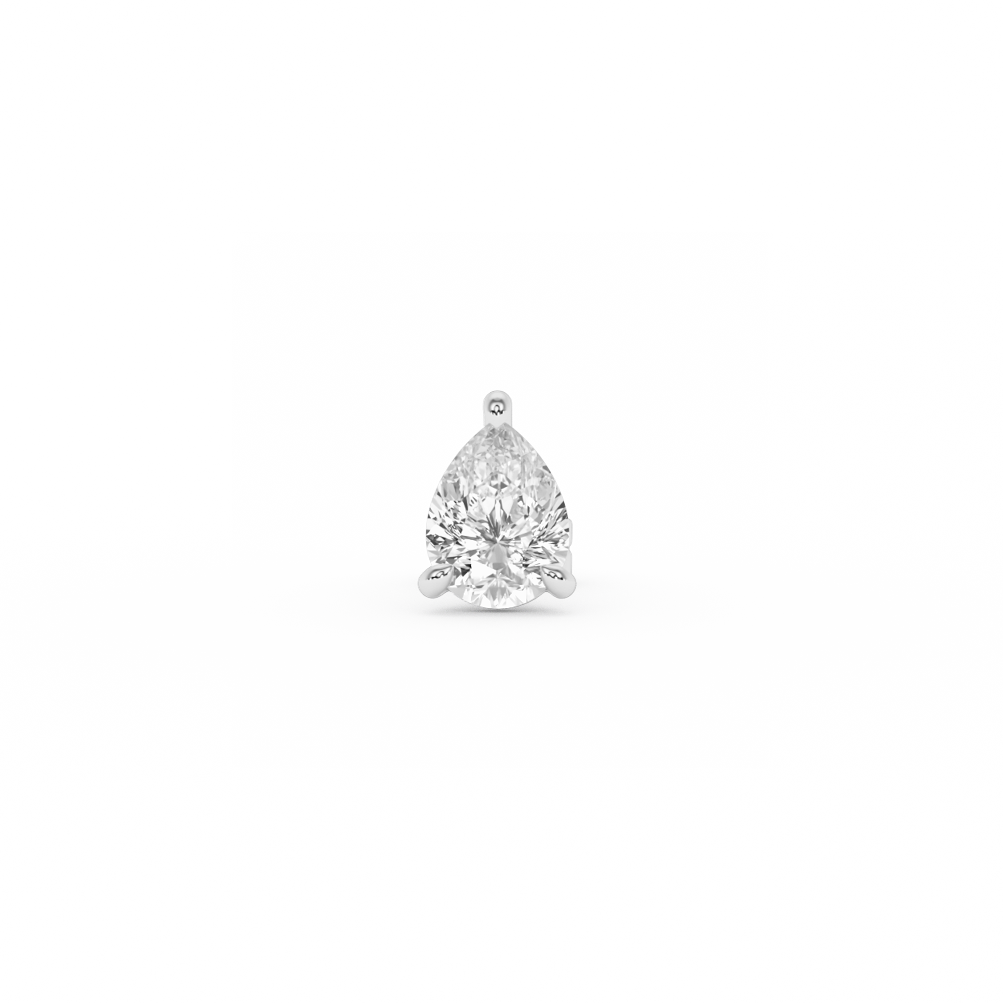 PEAR DIAMOND EARSTUD