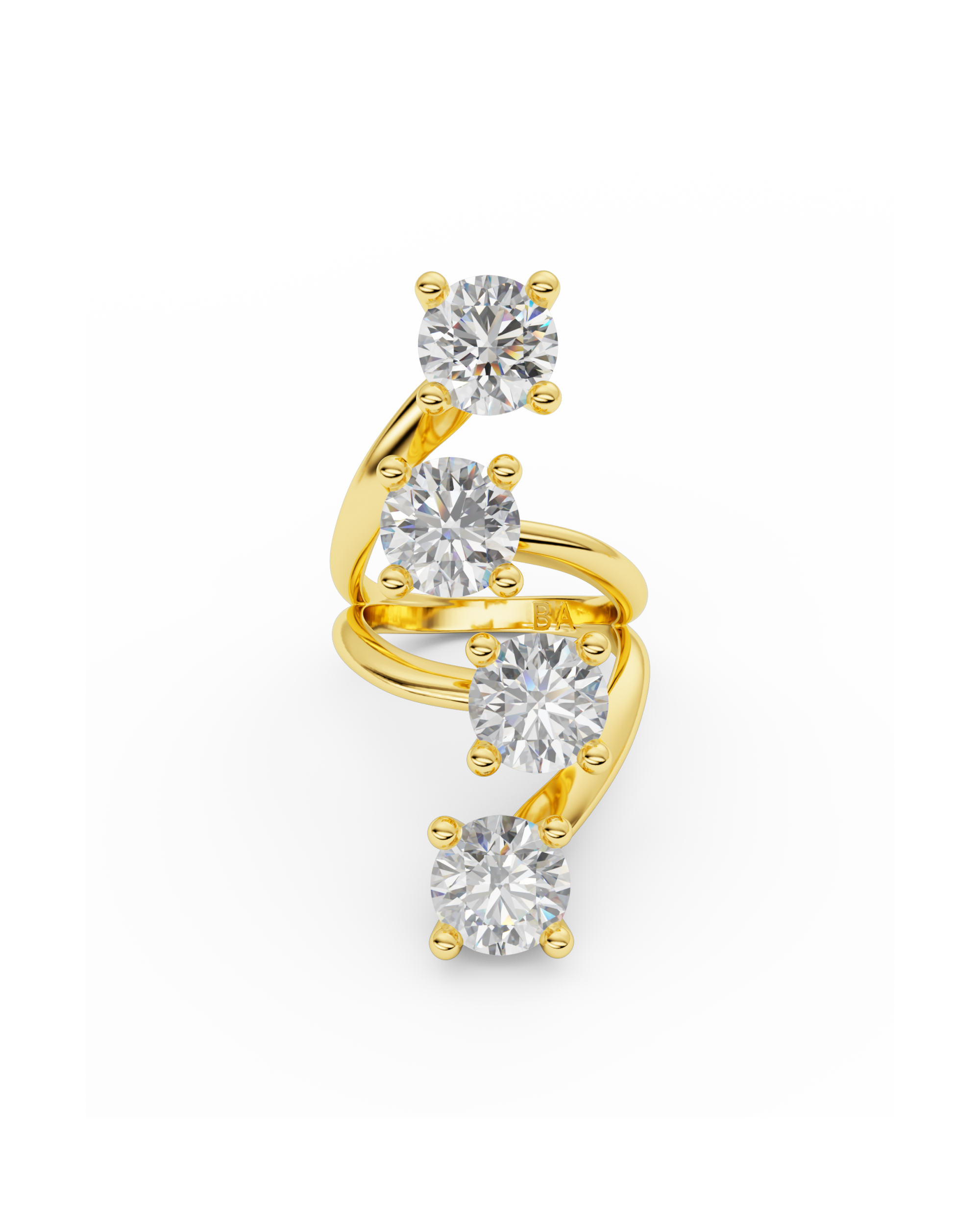 QUATRO DIAMOND RING