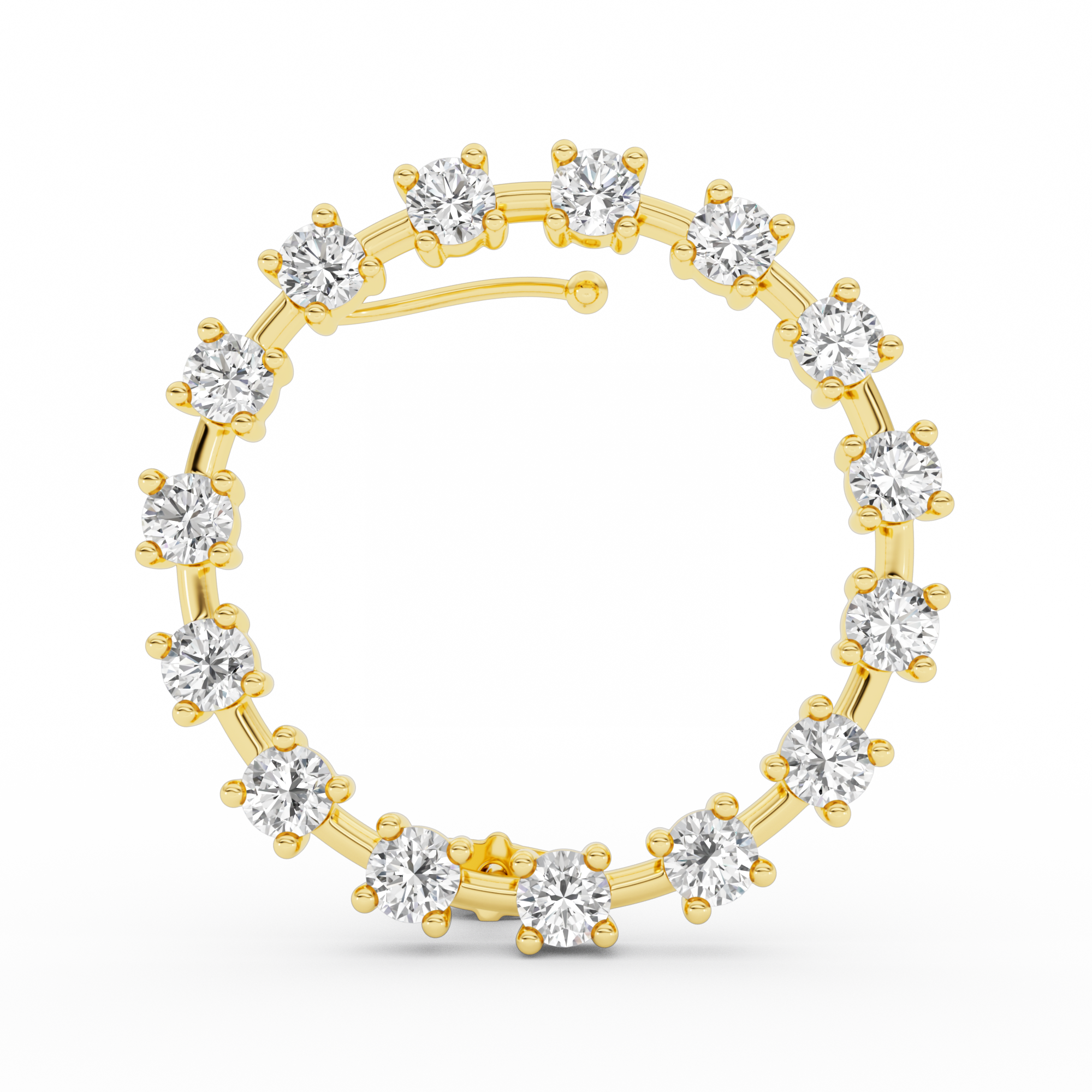 RAY DIAMOND EARSTUD