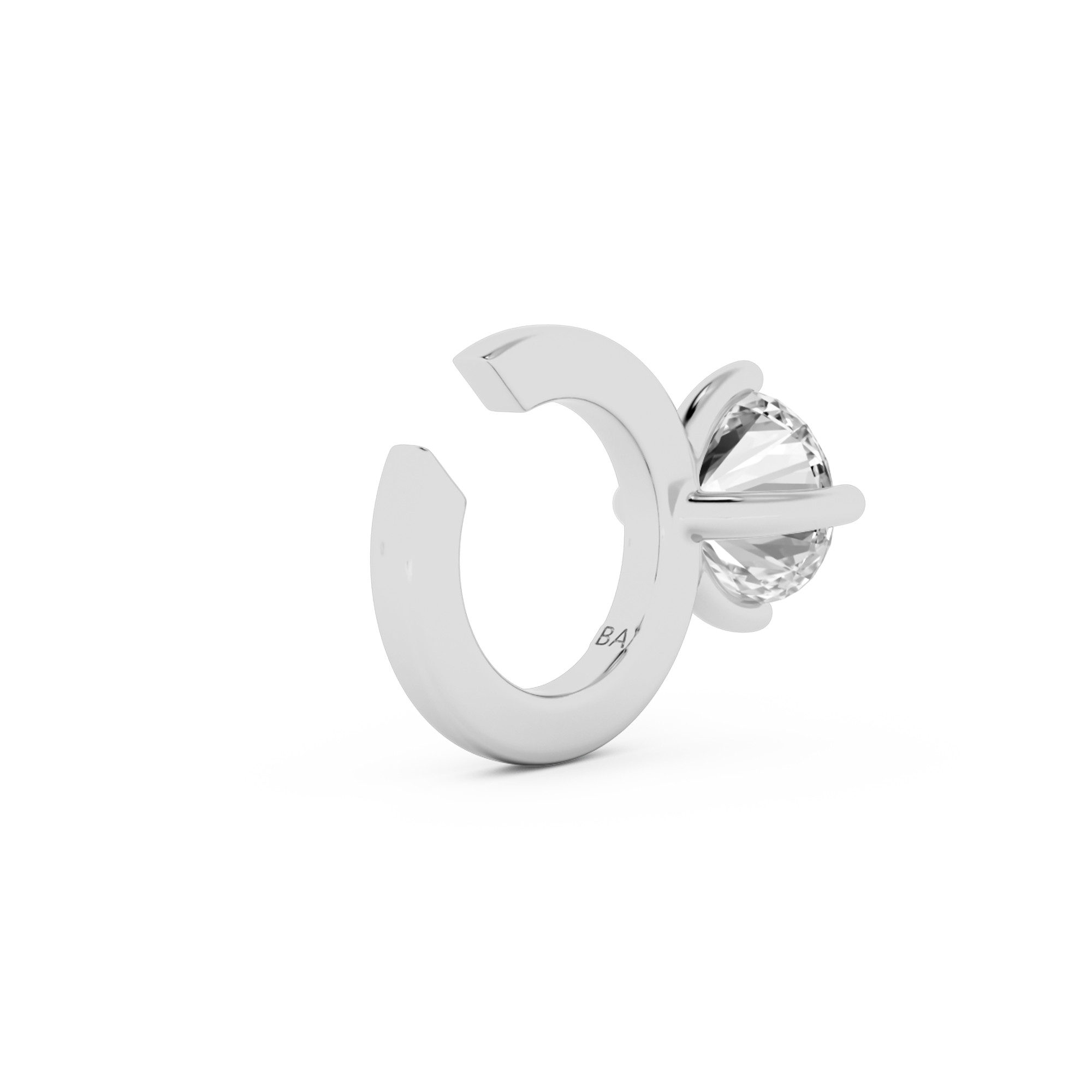 SOLITAIRE CLASSIC EARCUFF