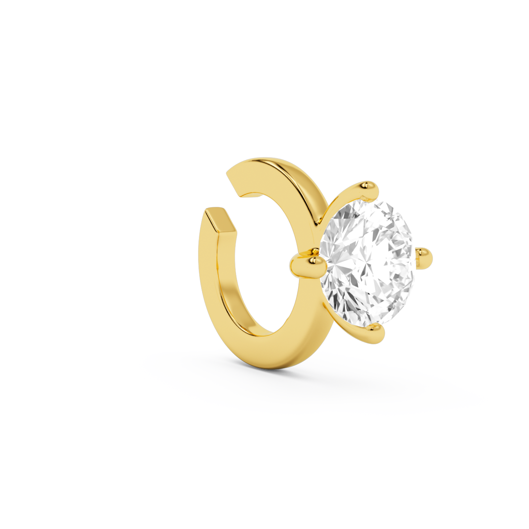 SOLITAIRE CLASSIC EARCUFF