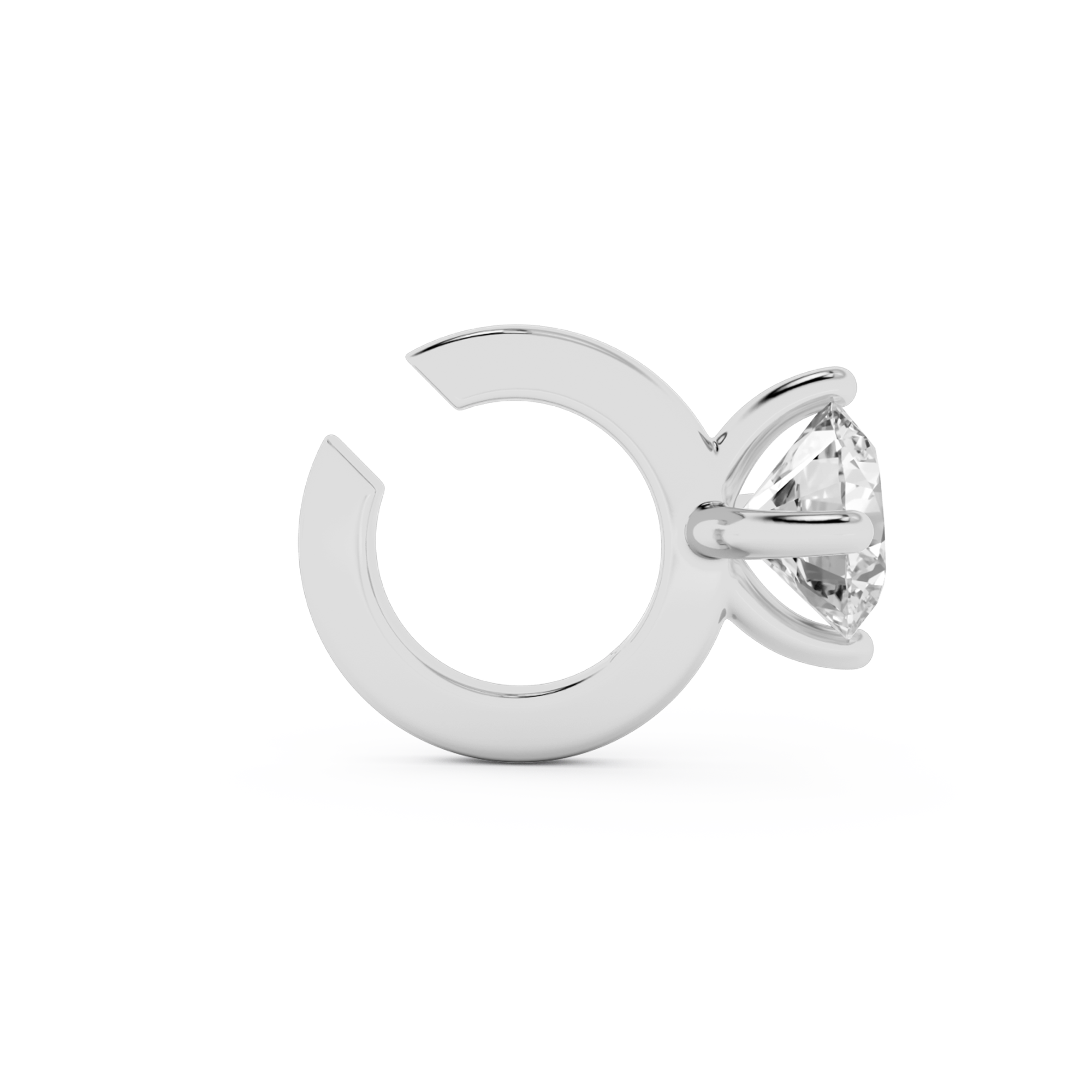 SOLITAIRE CLASSIC EARCUFF