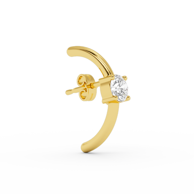 SOLITAIRE HUG EARSTUD