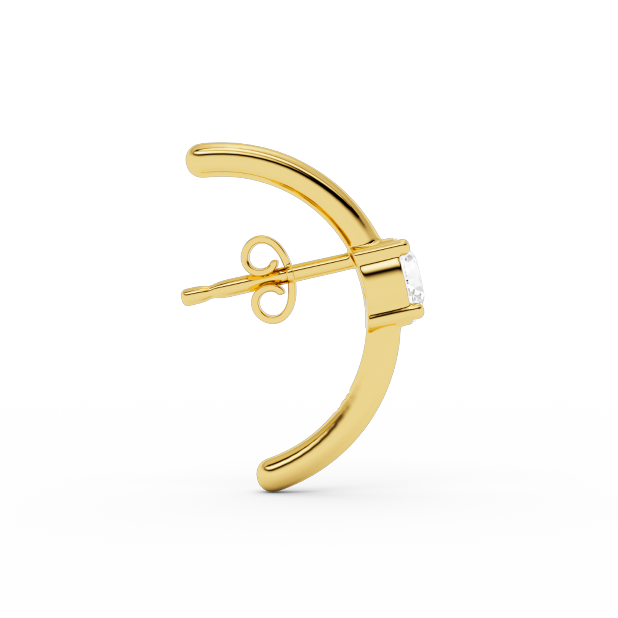 SOLITAIRE HUG EARSTUD