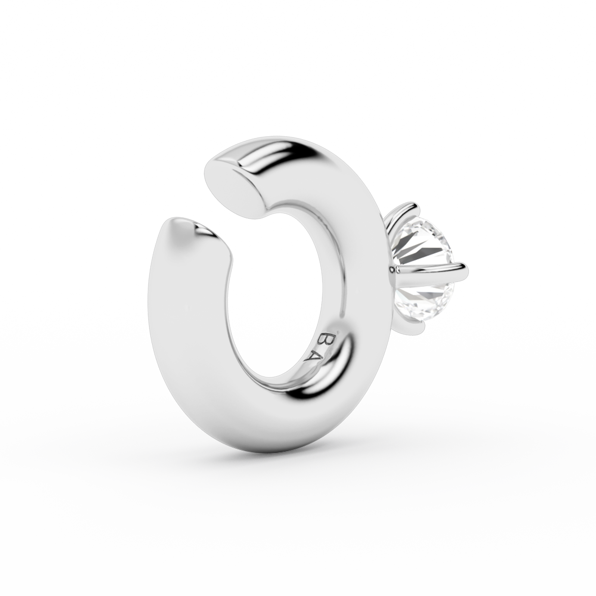 SOLITAIRE CHUNKY KOS EARCUFF