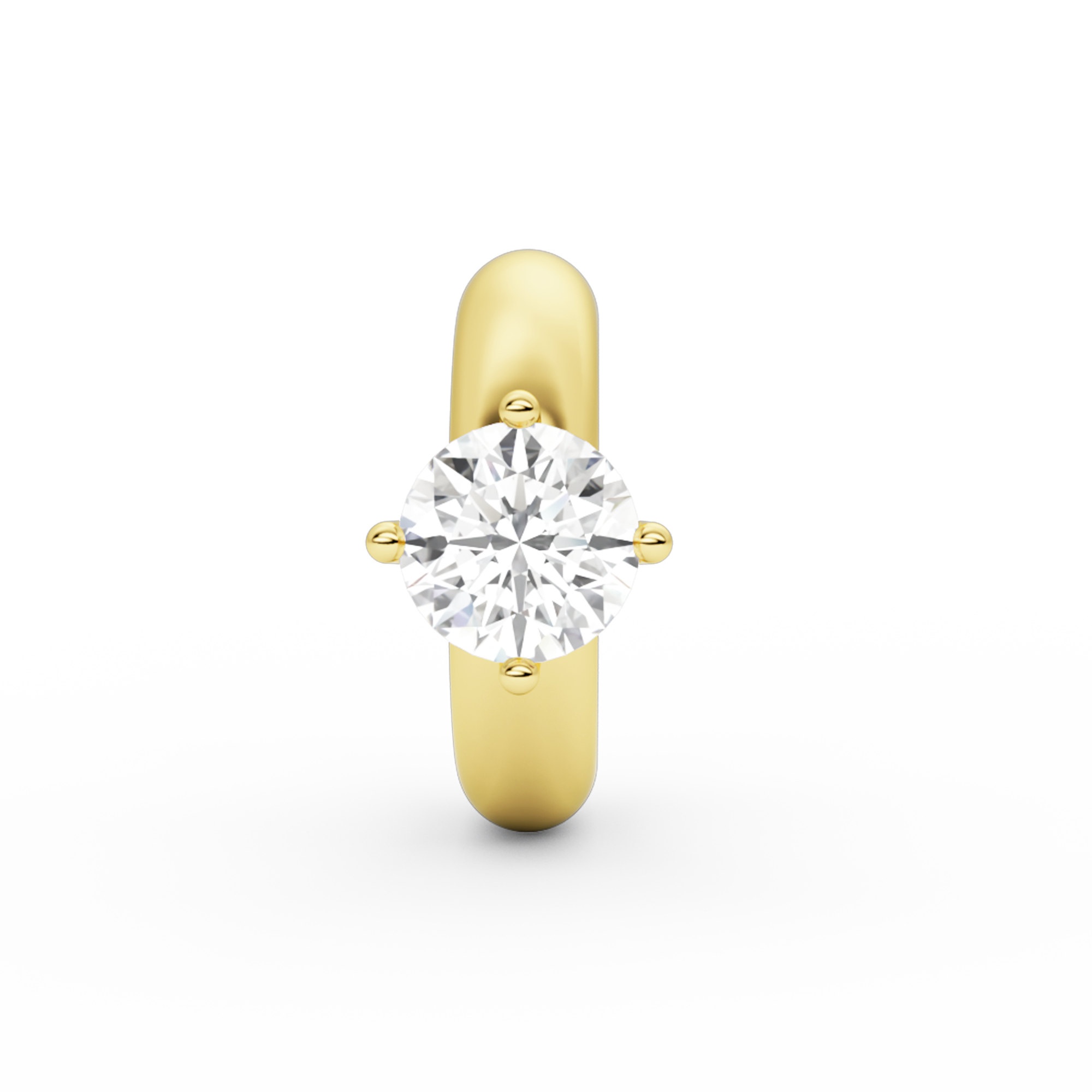SOLITAIRE CHUNKY KOS EARCUFF
