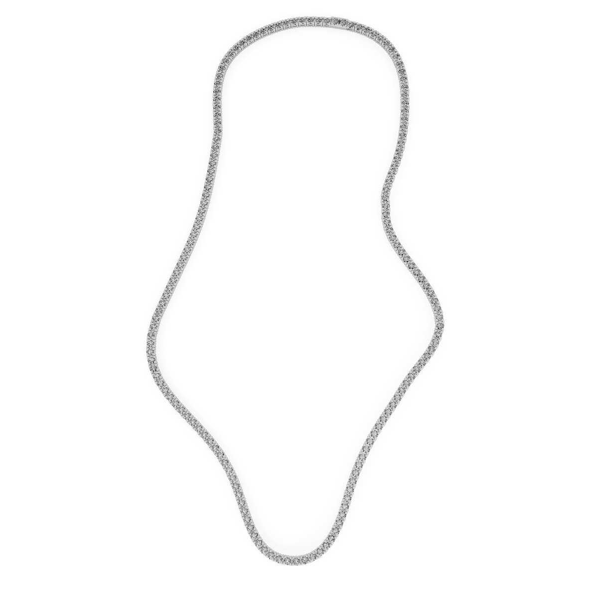 TENNIS DIAMOND NECKLACE 3MM