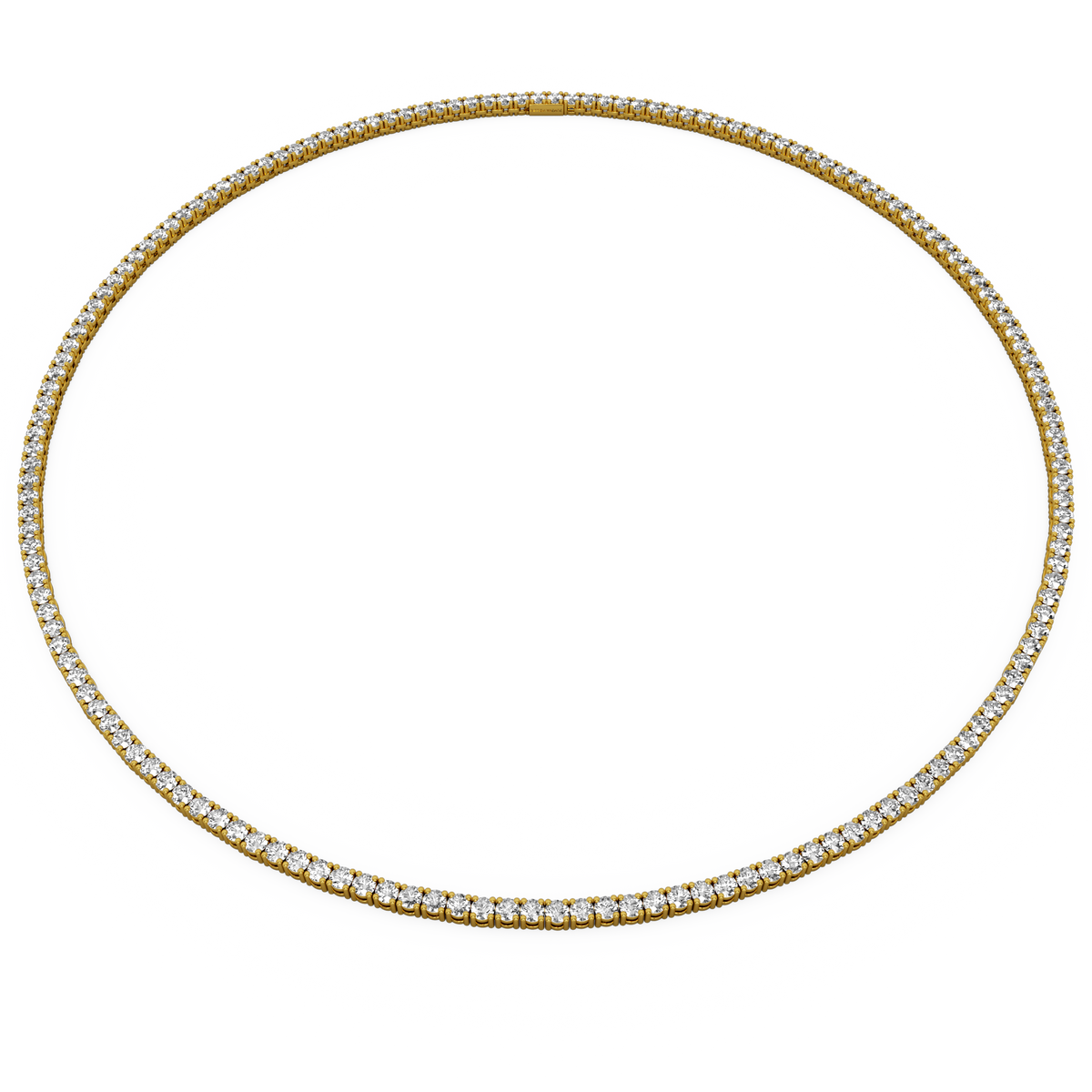 TENNIS DIAMOND NECKLACE 3MM