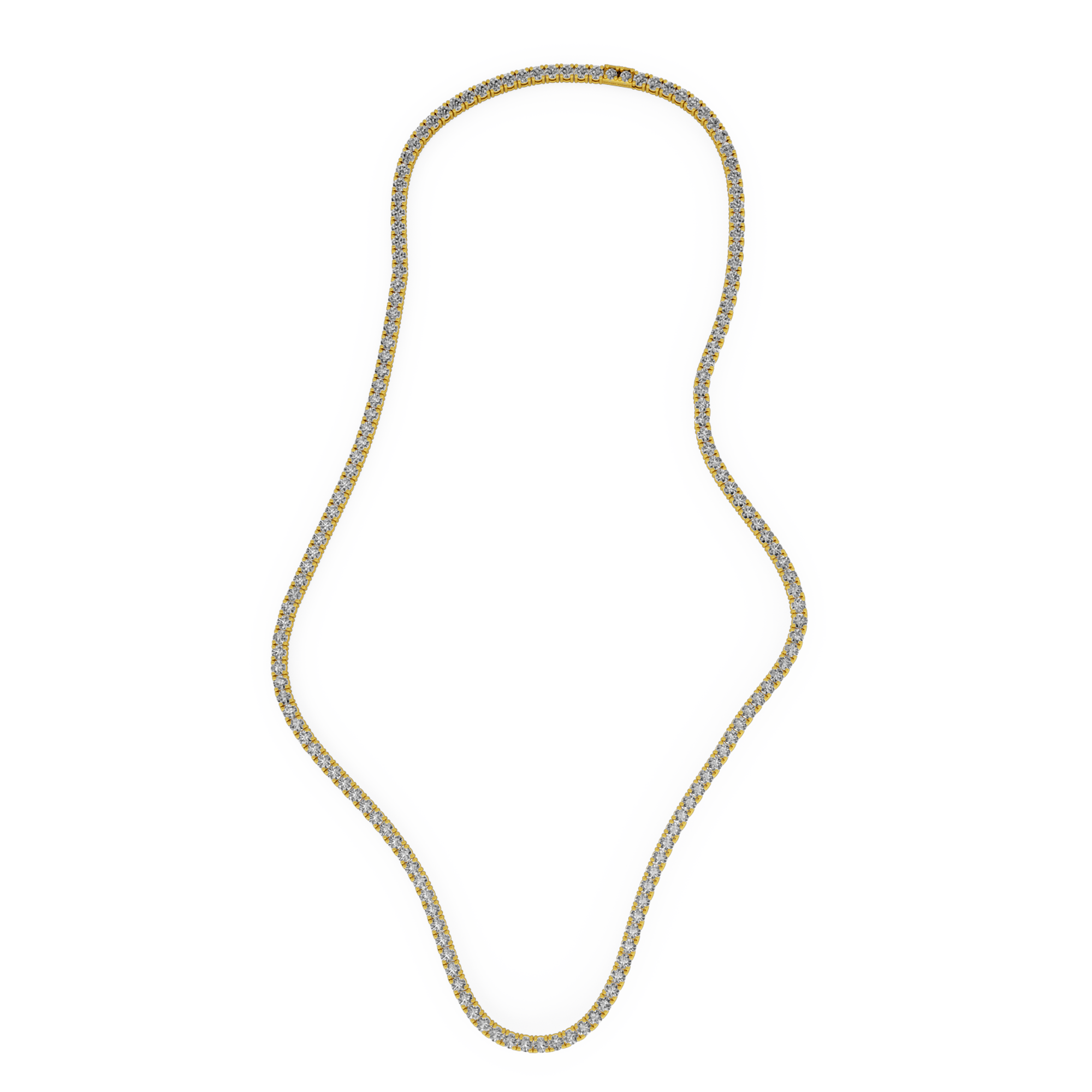 TENNIS DIAMOND NECKLACE 3MM