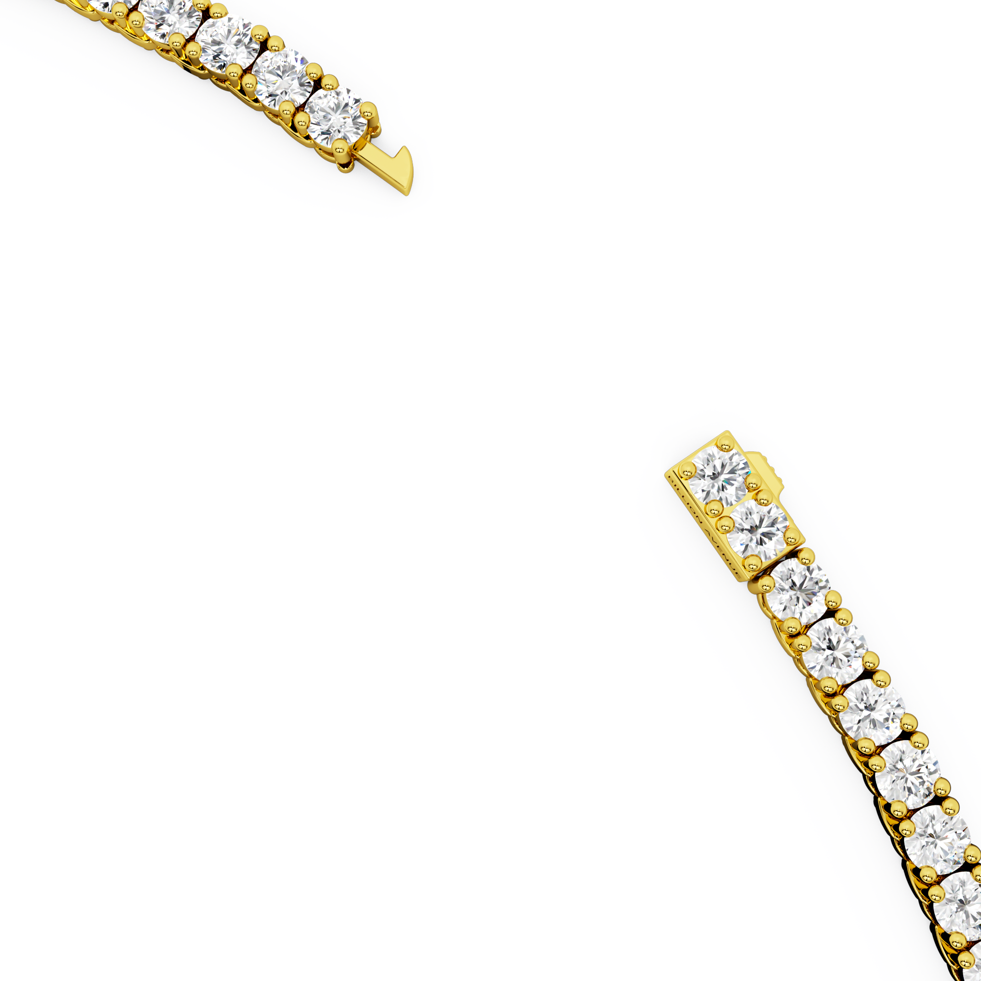 TENNIS DIAMOND NECKLACE 3MM