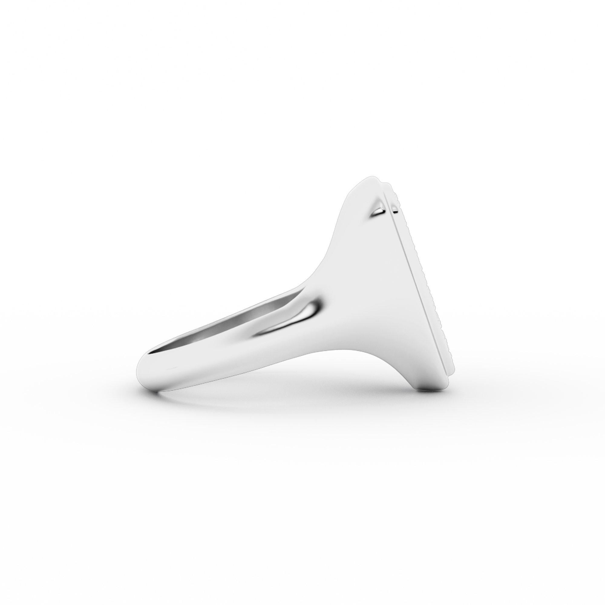 TRIANGLE SIGNET RING