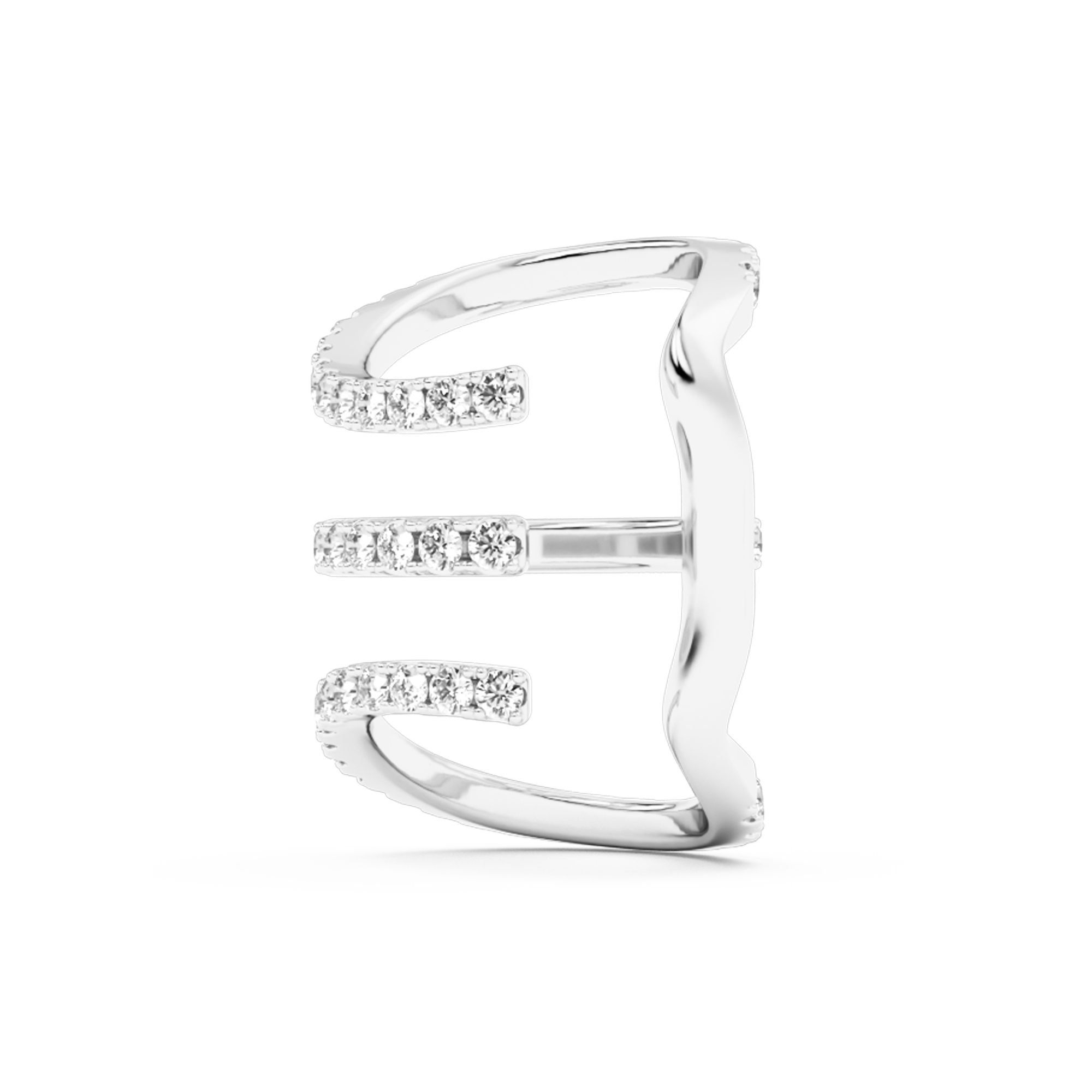 TRIO IVY DIAMOND EARCUFF