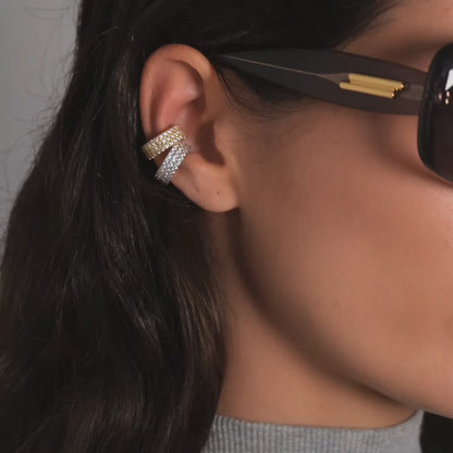 FLAT DIAMOND EARCUFF