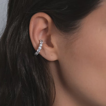 IRIS DIAMOND EARCUFF