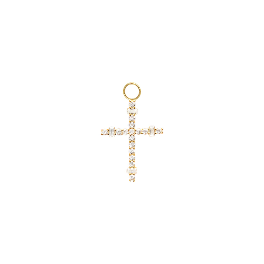 Baguette Cross Charm