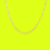 Clip Chain Necklace Gold