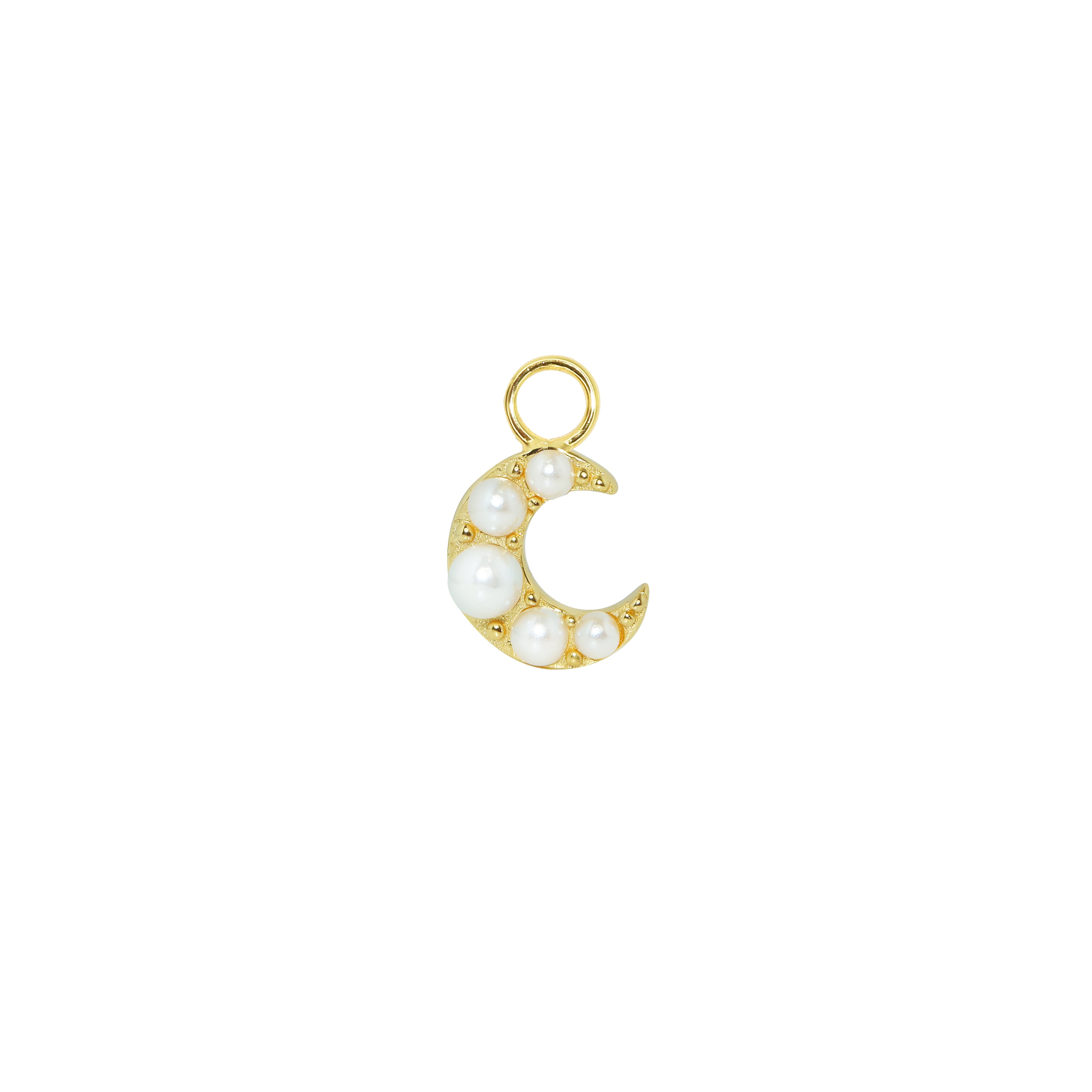 Pearl Moon Charm