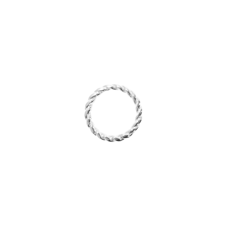 Thick Swirl Ring Silver