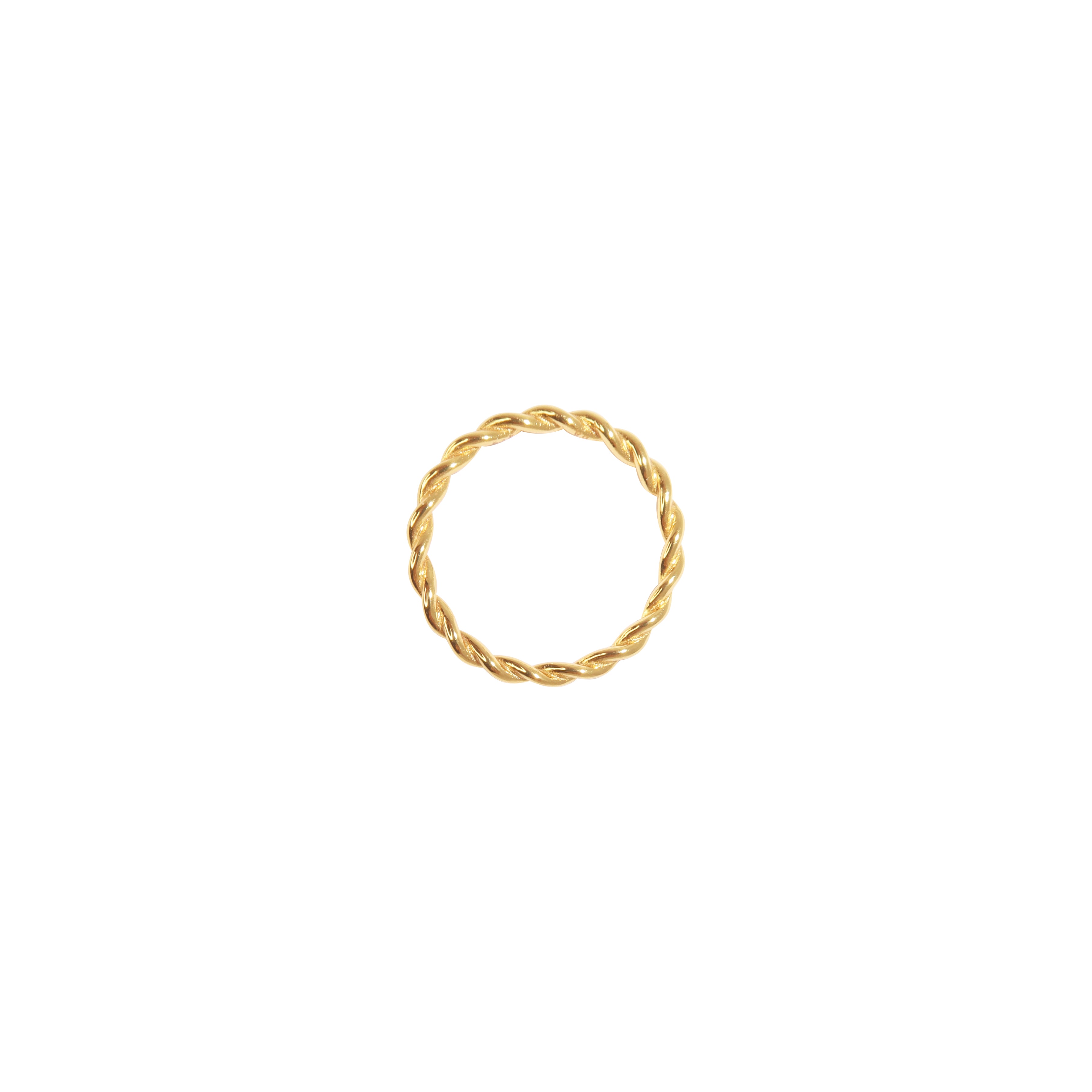 Thin Swirl Ring