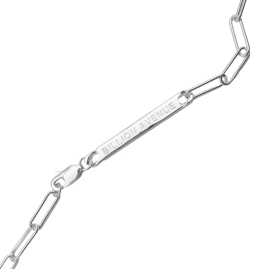 Clip Chain Necklace Silver